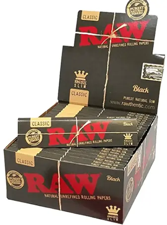 [BEST VALUE] Raw Classic Black King Slim 50ct