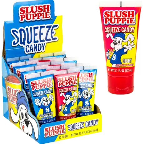 [Slush Puppie Squeeze Candy 12-2.1oz] Slush Puppie Squeeze Candy 12-2.1oz