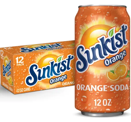 [SUNKIST - Orange12 pack 12 Oz Can] SUNKIST - Orange12 pack 12 Oz Can