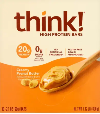 [Think Protein Creamy PB 10-2.1oz] Think Protein Creamy PB 10-2.1oz