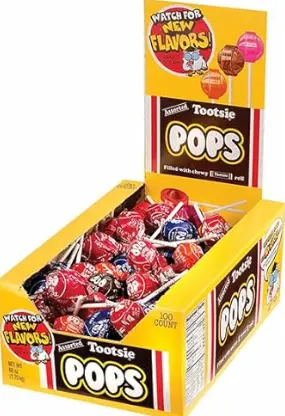 [Tootsie Pops Assorted 100ct] Tootsie Pops Assorted 100ct