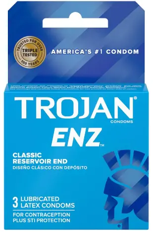 [Trojan Enz Blue 6-3ct] Trojan Enz Blue 6-3ct