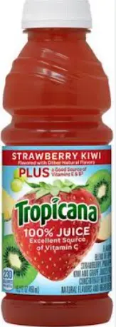 [Tropicana Strawberry Kiwi 12-15 Oz] Tropicana Strawberry Kiwi 12-15 Oz