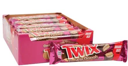 [Twix Cookie Dough King Size 20-2.72oz] Twix Cookie Dough King Size 20-2.72oz