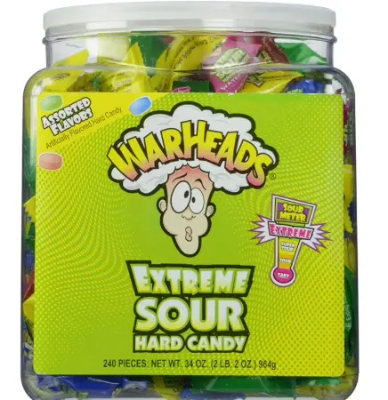 [Warheads Extreme Sours 240ct] Warheads Extreme Sours 240ct