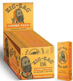 [Zig Zag Combo French Orange 24-1/4] Zig Zag Combo French Orange 24-1/4