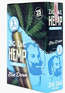[Zig Zag Hemp Blue Dream Wraps 15-2pk] Zig Zag Hemp Blue Dream Wraps 15-2pk