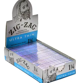 [Zig Zag Ultra Thin Natrual 1 1/4 24ct] Zig Zag Ultra Thin Natural 1 1/4 24ct