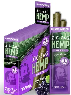 [Zig Zag Wraps Hemp OG Purp 25-2pk] Zig Zag Wraps Hemp OG Purp 25-2pk